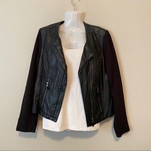 GIANNI BINI faux leather jacket